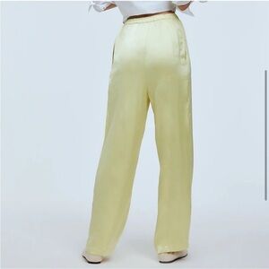 Elegant Yellow Women's Pants
